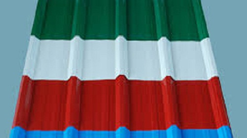 color coated roofing