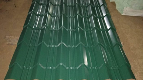 color coated roofing